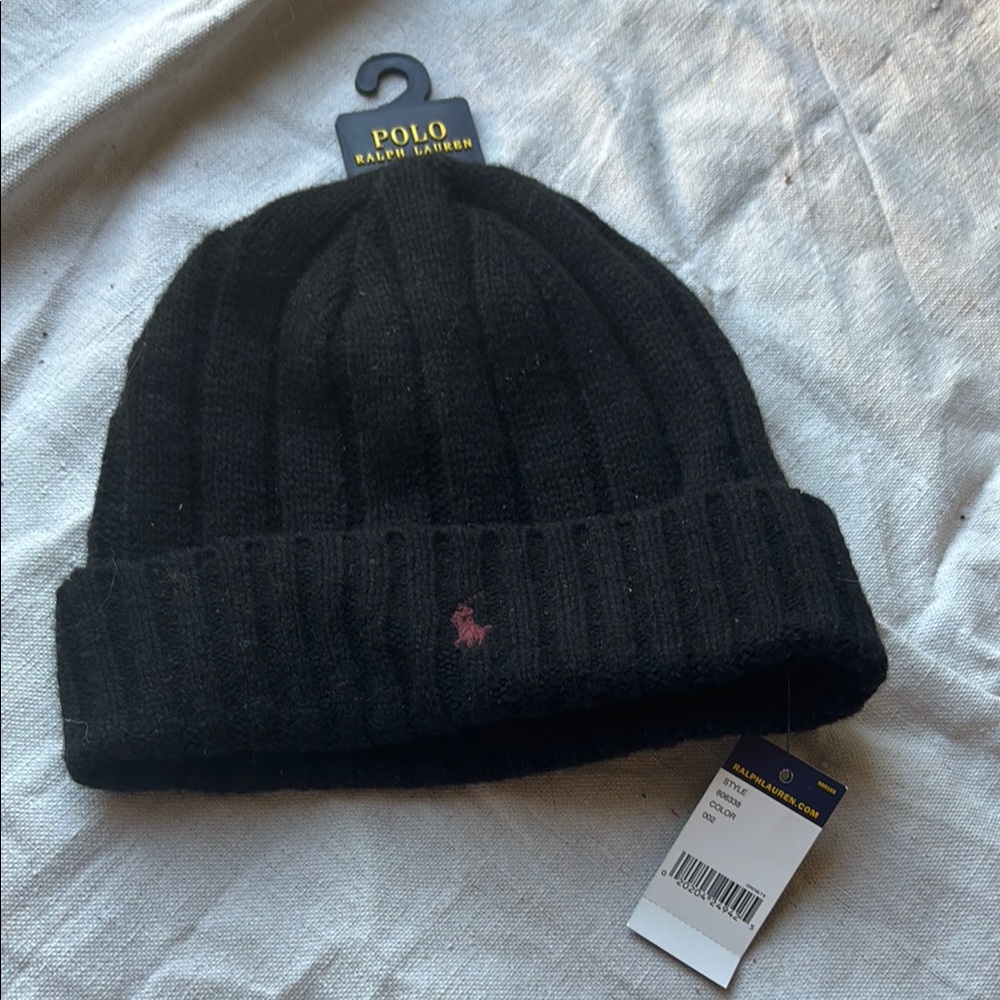 Polo by Ralph Lauren Black Beanie
